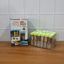 Multi-spice transparent rack